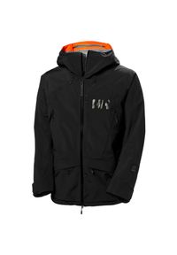Kurtka narciarska z kapturem Helly Hansen Sogn Tinden. Typ kołnierza: kaptur. Kolor: czarny. Sezon: zima. Sport: narciarstwo #1
