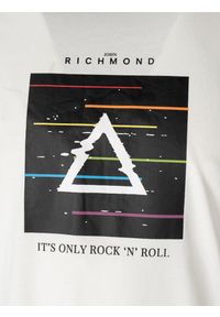 John Richmond T-Shirt | HMP25025TS | Mężczyzna | Biały. Okazja: na co dzień. Kolor: biały. Materiał: bawełna. Wzór: nadruk. Styl: casual #4