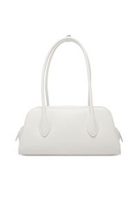 Calvin Klein Torebka Emblem Trio Shoulder Bag LV04F3369G Biały. Kolor: biały. Materiał: skórzane #4