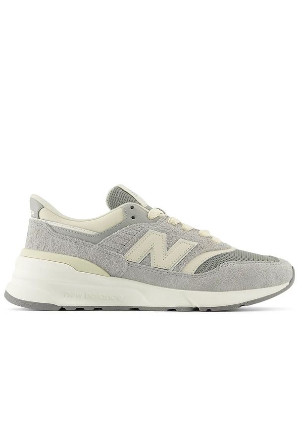 Buty New Balance U997REE - szare. Okazja: na co dzień. Kolor: szary. Materiał: guma, syntetyk, skóra, materiał. Szerokość cholewki: normalna