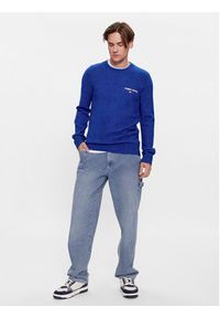 Tommy Jeans Sweter DM0DM17756 Niebieski Regular Fit. Kolor: niebieski. Materiał: syntetyk #4