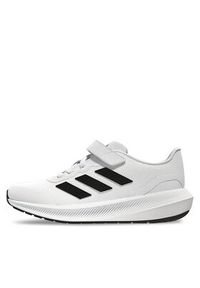 Adidas - adidas Buty Runfalcon 3.0 Sport Running Elastic Lace Top Strap Shoes HP5868 Biały. Kolor: biały. Materiał: mesh, materiał. Sport: bieganie