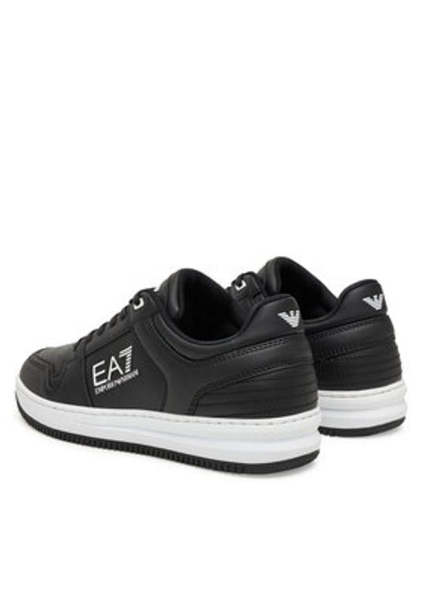EA7 Emporio Armani Sneakersy 7X000345 AF11988 MC113 Czarny. Kolor: czarny. Materiał: skóra