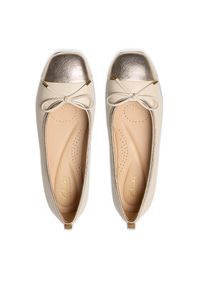 Clarks Baleriny Ubree15 Poppy 26181326 Beżowy. Kolor: beżowy. Materiał: skóra #6