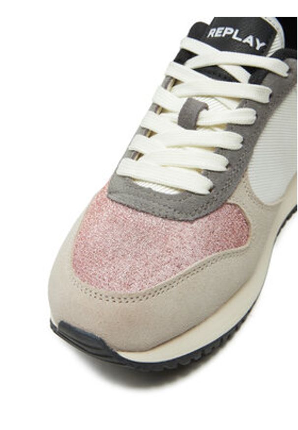 Replay - REPLAY Sneakersy GWS9O.000.C0003T Szary. Kolor: szary. Materiał: skóra, zamsz