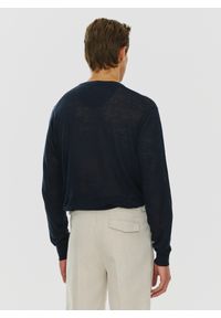 PAKO LORENTE – Granatowy lniany sweter P24SP-2X-003-G-0 - Pako Lorente. Kolor: zielony, niebieski. Materiał: len. Wzór: gładki. Sezon: lato, wiosna #4