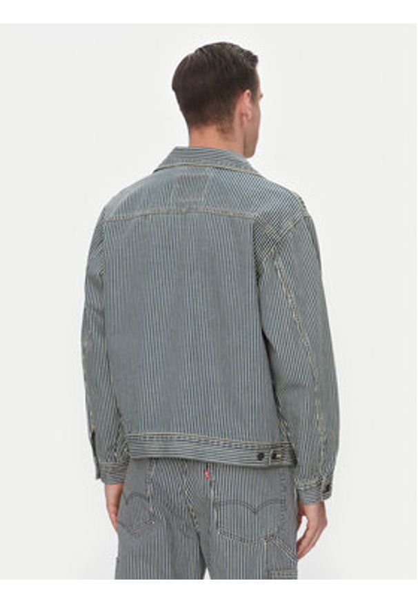 Levi's® Kurtka jeansowa Sunrise A4820-0016 Granatowy Loose Fit. Kolor: niebieski. Materiał: bawełna
