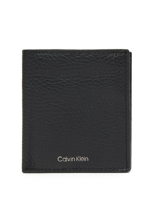Duży Portfel Męski Calvin Klein. Kolor: czarny