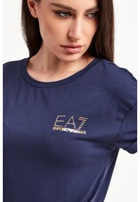 EA7 Emporio Armani - Sukienka EA7 EMPORIO ARMANI. Wzór: nadruk, aplikacja. Długość: mini #4