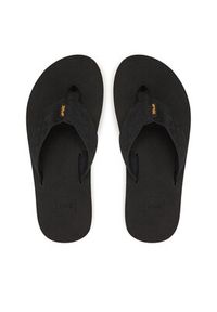 Teva Japonki Mush II 4168 Czarny. Kolor: czarny. Materiał: materiał #3