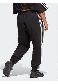 Adidas - adidas Spodnie dresowe Future Icons 3-Stripes Regular Tracksuit Bottoms (Plus Size) HT4703 Czarny Regular Fit. Kolekcja: plus size. Kolor: czarny. Materiał: bawełna #2