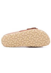 Birkenstock Klapki Madrid Big Buckle 1006525 Brązowy. Kolor: brązowy. Materiał: skóra, nubuk #7