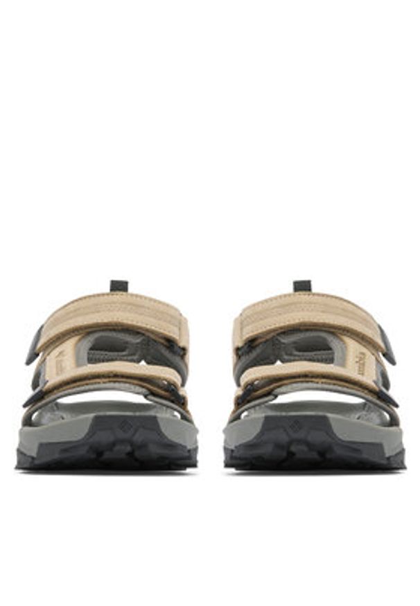 columbia - Columbia Sandały Peakfreak Rush Leather 2121251 Brązowy. Kolor: brązowy. Materiał: materiał