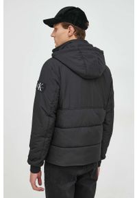 Calvin Klein Jeans kurtka męska kolor czarny przejściowa. Okazja: na co dzień. Kolor: czarny. Materiał: poliester, włókno. Styl: casual #3
