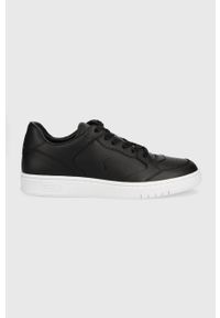 Polo Ralph Lauren sneakersy POLO CRT kolor czarny. Nosek buta: okrągły. Zapięcie: sznurówki. Kolor: czarny. Materiał: guma