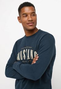 Męska bluza nierozpinana Mustang Style Ben Crewneck Carbon 1014505 4135 #4