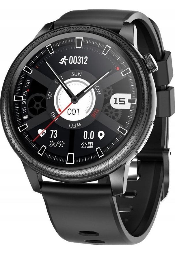 Smartwatch Kumi Smartwatch Kumi KU3 czarny (black). Rodzaj zegarka: smartwatch. Kolor: czarny