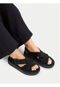 Roxy Sandały CEO-HY62277-8 Czarny. Kolor: czarny. Materiał: materiał #1