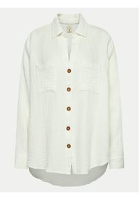 Billabong Koszula Swell ABJWT00487 Biały Relaxed Fit. Kolor: biały. Materiał: bawełna