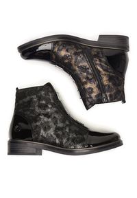 Remonte Trzewiki D8383-90 Czarny. Kolor: czarny. Materiał: skóra #7