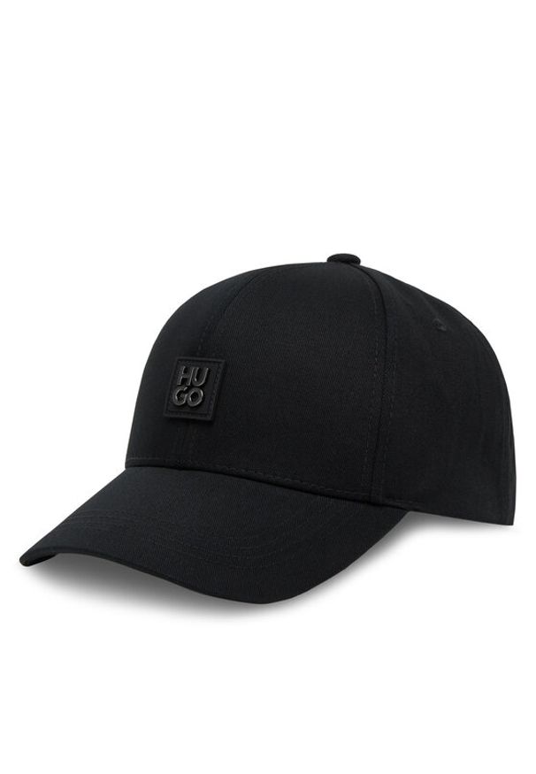 Hugo - HUGO Czapka z daszkiem Jake 50539554 Czarny. Kolor: czarny. Materiał: materiał, bawełna
