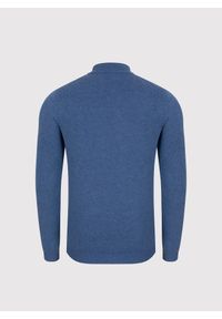 Pako Lorente - PAKO LORENTE - Półgolf męski w niebieskim kolorze. Kolor: niebieski, czarny, beżowy. Materiał: nylon, wiskoza. Wzór: gładki, ze splotem #7