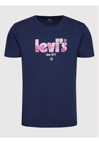 Levi's® T-Shirt 16143-0623 Granatowy Regular Fit. Kolor: niebieski. Materiał: bawełna #3