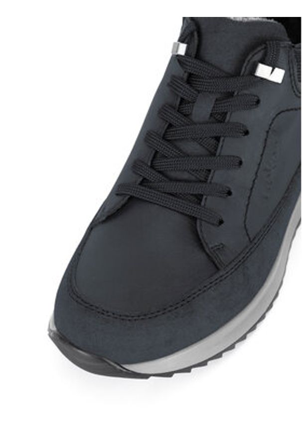 Rieker Sneakersy 16125-14 Niebieski. Kolor: niebieski. Materiał: skóra