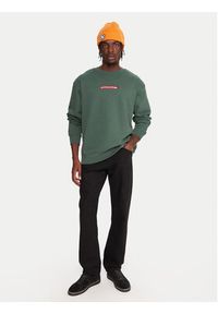Quiksilver Bluza Dna EQYFT05120 Zielony Oversize. Kolor: zielony. Materiał: bawełna #3
