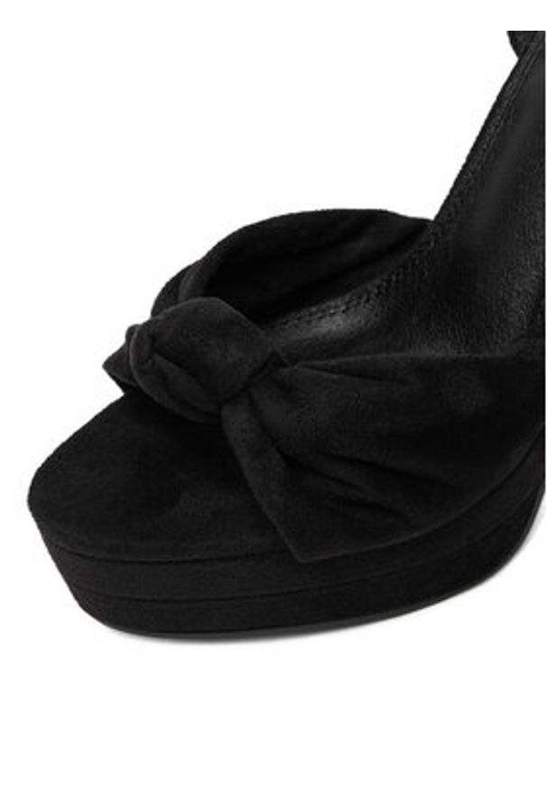 DeeZee Sandały MAYA BLACK SU Czarny. Kolor: czarny. Materiał: materiał