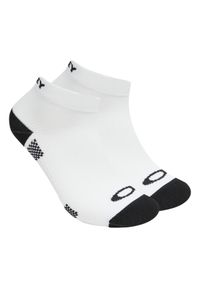 Skarpety unisex Oakley Ribbed Ellipse Short Socks. Kolor: biały