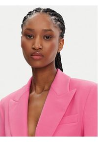 Versace Jeans Couture Marynarka 78HAQ702 Różowy Slim Fit. Kolor: różowy. Materiał: wiskoza, syntetyk #4