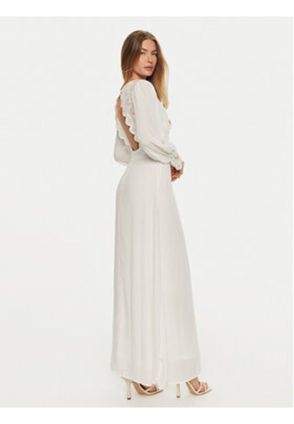 Vila Sukienka letnia Dani 14098599 Biały Regular Fit. Kolor: biały. Materiał: syntetyk. Sezon: lato