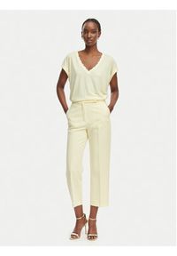 Morgan Bluzka 261-DIANA Żółty Regular Fit. Kolor: żółty. Materiał: syntetyk #4