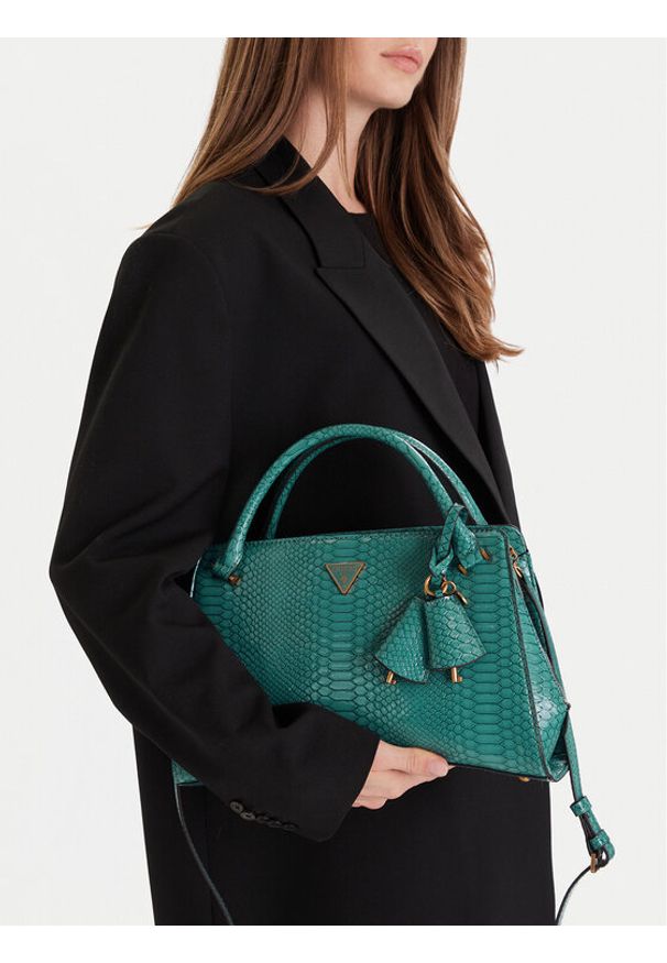 Guess Torebka HWKB94 99060 Turkusowy. Kolor: turkusowy. Materiał: skórzane