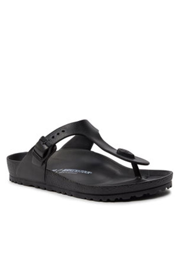 Birkenstock Japonki Gizeh 0128201 Czarny. Kolor: czarny. Materiał: syntetyk