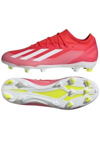 Adidas - Buty piłkarskie adidas X Crazyfast League M IE2377 czerwone. Zapięcie: sznurówki. Kolor: czerwony. Materiał: guma, syntetyk. Sport: piłka nożna