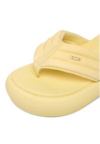 Roxy Japonki CEOWB-3CK003 Żółty jasny. Kolor: żółty. Materiał: skóra #5