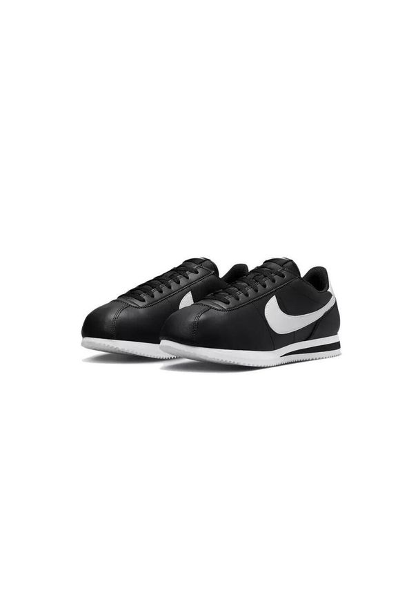 Buty do chodzenia męskie Nike Cortez. Kolor: biały, wielokolorowy, czarny. Materiał: skóra. Szerokość cholewki: normalna. Model: Nike Cortez. Sport: turystyka piesza