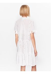Iconique Sukienka letnia IC23 001 Biały Regular Fit. Kolor: biały. Materiał: bawełna. Sezon: lato #4
