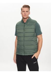 Sprandi Bezrękawnik SP3-KAM011 Zielony Regular Fit. Kolor: zielony. Materiał: syntetyk. Długość rękawa: bez rękawów