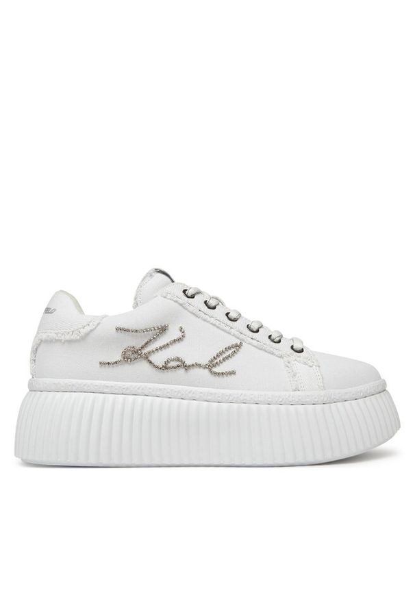 Karl Lagerfeld - Sneakersy KARL LAGERFELD. Kolor: biały