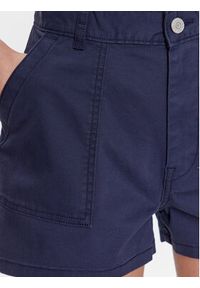 Tommy Jeans Szorty materiałowe Harper Granatowy Regular Fit. Kolor: niebieski. Materiał: bawełna #4
