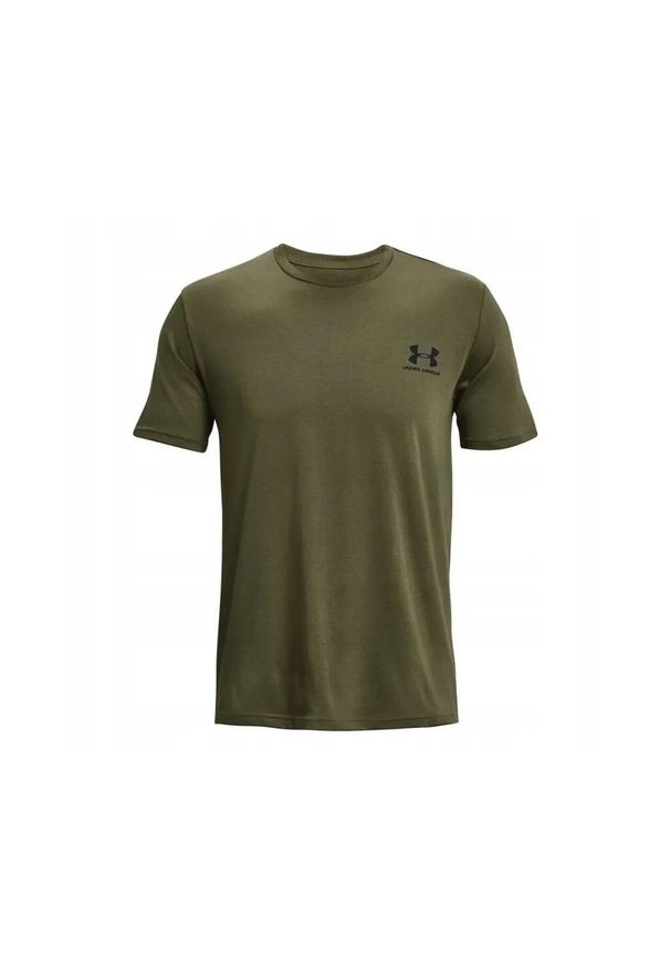T-Shirt Under Armour Ua M Sportstyle Lc Ss Dorosłych. Kolor: zielony. Sport: fitness