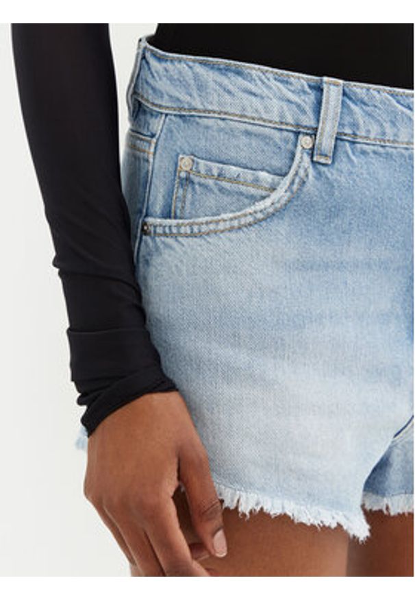 Pinko - PINKO Szorty jeansowe Serengeti 104593 A2BO Niebieski Regular Fit. Kolor: niebieski. Materiał: bawełna, jeans