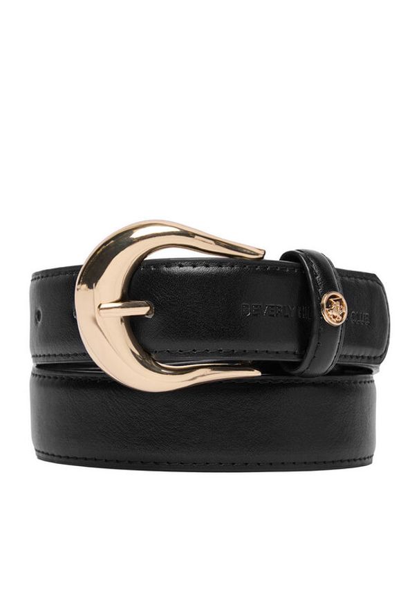 Beverly Hills Polo Club Pasek CEO-BHPC-W2-001-SS26 Czarny. Kolor: czarny. Materiał: materiał