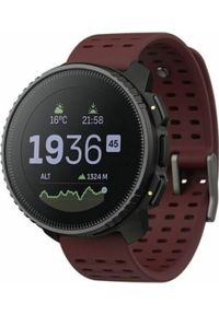 SUUNTO - Zegarek sportowy Suunto Vertical Bordowy (SS050865000). Kolor: czerwony. Styl: sportowy