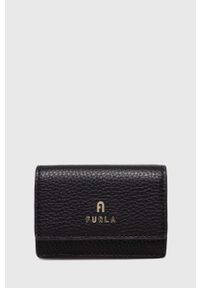 Furla portfel skórzany damski kolor czarny. Kolor: czarny. Materiał: skóra #1