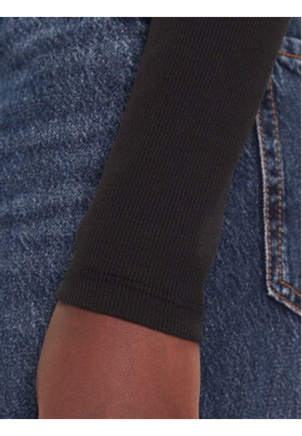 Calvin Klein Jeans Bluzka LV047D218G Czarny Slim Fit. Kolor: czarny. Materiał: bawełna