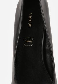 Renee - Czarne Szpilki Vices z Wkładką ze Skóry Naturalnej Mivika. Okazja: na co dzień. Kolor: czarny. Materiał: skóra. Obcas: na szpilce. Styl: casual #5